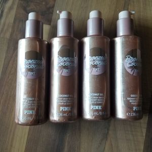 4 PINK suntan bronzers NWT